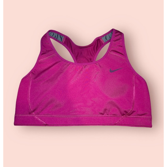 Nike Dri Fit Victory Pink Sports Bra Size M - Picture 1 of 4